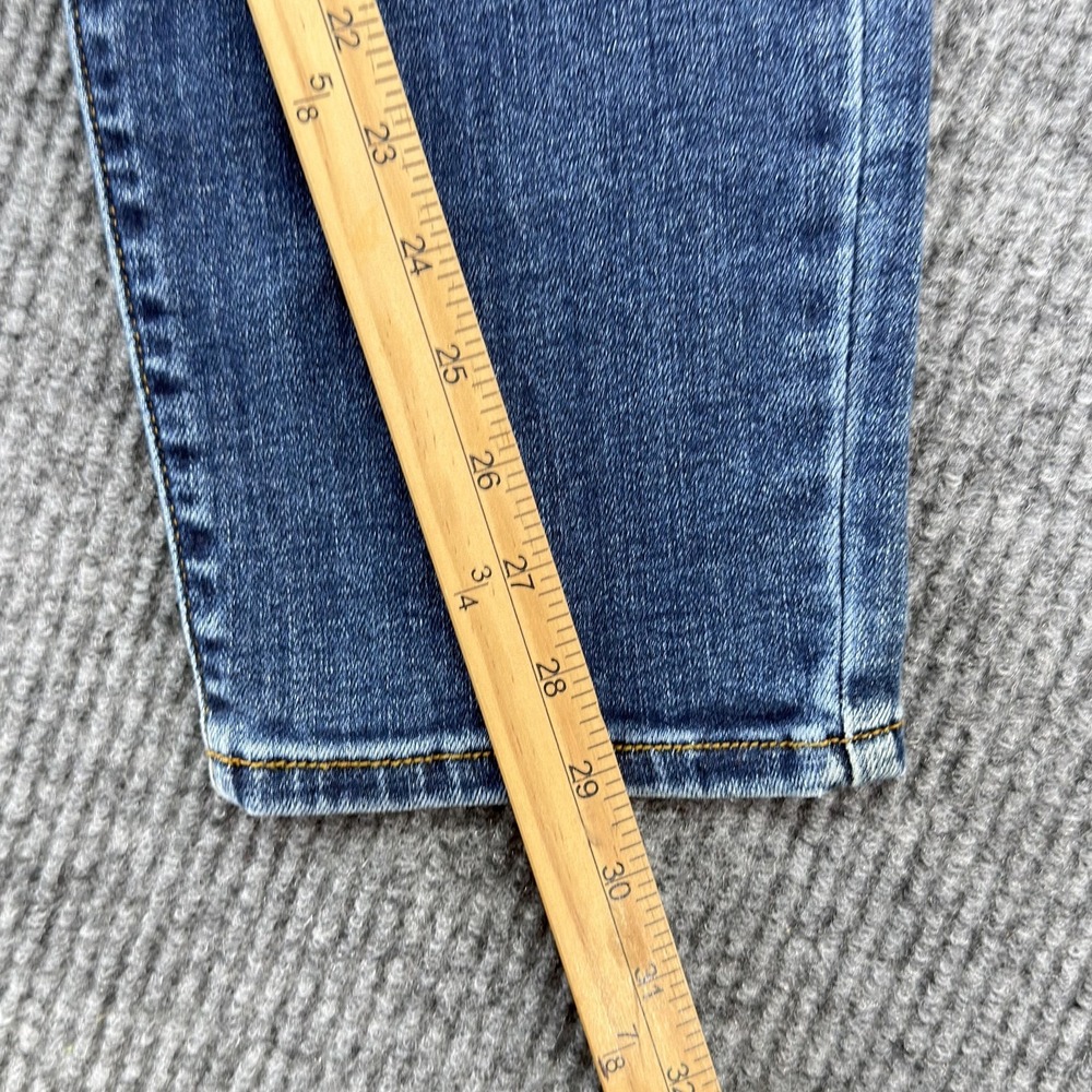 Judy Blue Slim Fit Jeans Women 15/32 Blue Medium Wash Straight Leg Stretch Denim - Picture 14 of 16